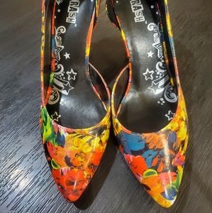 Sexy Floral Heels